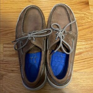 Sperry Brown Leather Boat Shoes